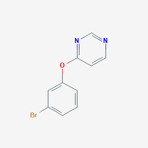 molecular formula C10H7BrN2O B1526555 4-(3-Bromophenoxy)pyrimidine CAS No. 315189-72-1