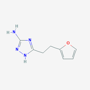 5-[2-(furan-2-yl)ethyl]-4H-1,2,4-triazol-3-amine