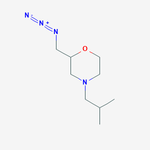B1526563 2-(Azidomethyl)-4-(2-methylpropyl)morpholine CAS No. 1247575-52-5