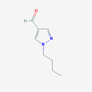 molecular formula C8H12N2O B1526569 1-丁基-1H-吡唑-4-甲醛 CAS No. 904294-74-2