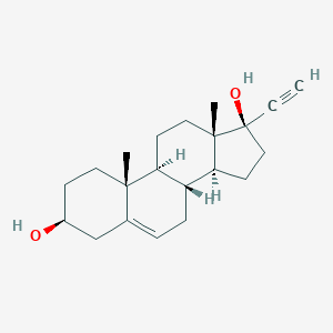 molecular formula C₂₁H₃₀O₂ B152657 17-alpha-Pregn-5-en-20-yne-3-beta,17-beta-diol CAS No. 3604-60-2