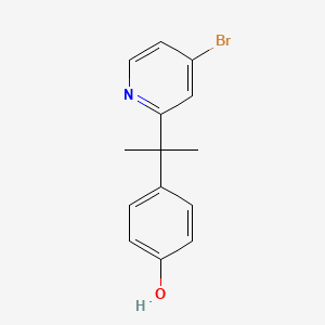 4-(2-(4-Bromopyridin-2-yl)propan-2-yl)phenol