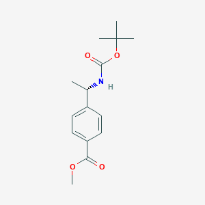 (S)-Methyl 4-(1-((tert-butoxycarbonyl)amino)ethyl)benzoate