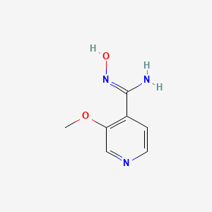 molecular formula C7H9N3O2 B15265881 (Z)-N'-Hydroxy-3-methoxypyridine-4-carboximidamide 