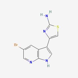 4-{5-Bromo-1H-pyrrolo[2,3-B]pyridin-3-YL}-1,3-thiazol-2-amine