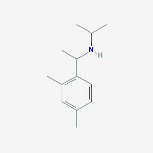 molecular formula C13H21N B15266024 [1-(2,4-Dimethylphenyl)ethyl](propan-2-yl)amine 