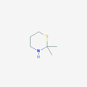 molecular formula C6H13NS B15266077 2,2-Dimethyl-1,3-thiazinane 