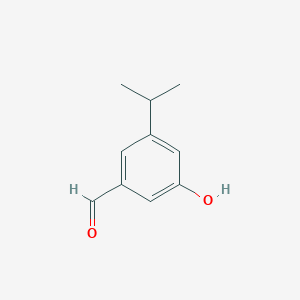 3-Hydroxy-5-(propan-2-YL)benzaldehyde