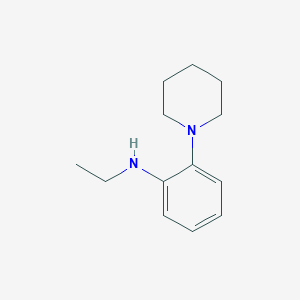 molecular formula C13H20N2 B15266134 N-Ethyl-2-(piperidin-1-yl)aniline 