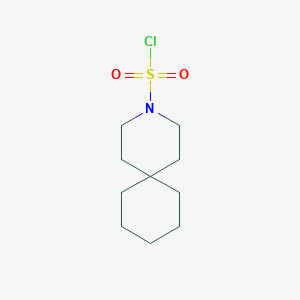molecular formula C10H18ClNO2S B1526618 3-氮杂螺[5.5]十一烷-3-磺酰氯 CAS No. 1340329-50-1