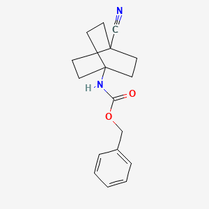 B1526619 Benzyl 4-cyanobicyclo[2.2.2]octan-1-ylcarbamate CAS No. 1252672-88-0