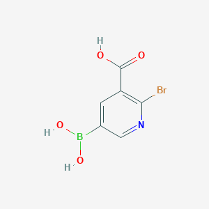 2-Bromo-3-carboxypyridine-5-boronic acid