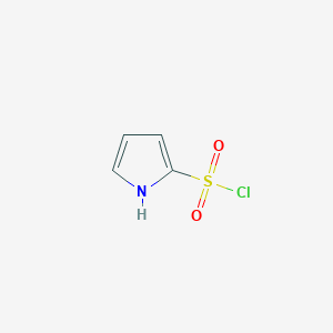 molecular formula C4H4ClNO2S B15266356 1H-pyrrole-2-sulfonyl chloride 