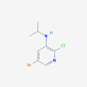 5-bromo-2-chloro-N-(propan-2-yl)pyridin-3-amine