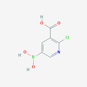 3-Carboxy-2-chloropyridine-5-boronic acid