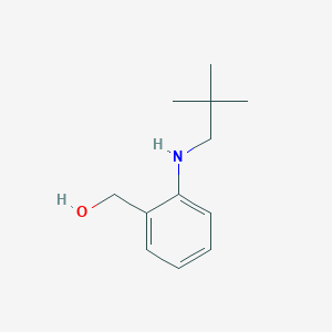 molecular formula C12H19NO B15266525 {2-[(2,2-Dimethylpropyl)amino]phenyl}methanol 