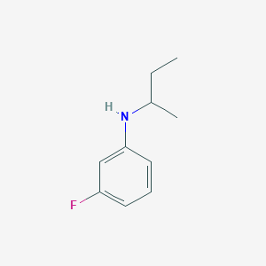 molecular formula C10H14FN B15266555 N-(butan-2-yl)-3-fluoroaniline 