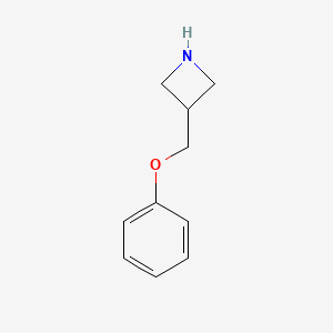 molecular formula C10H13NO B15266567 3-(Phenoxymethyl)azetidine 