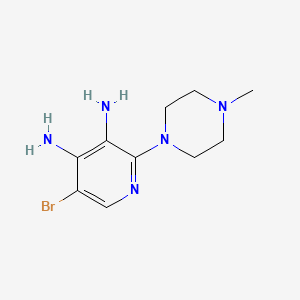 5-Bromo-2-(4-methylpiperazin-1-yl)pyridine-3,4-diamine