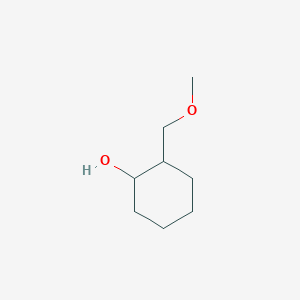 molecular formula C8H16O2 B15266659 2-(Methoxymethyl)cyclohexan-1-ol 
