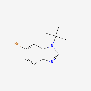 6-bromo-1-tert-butyl-2-methyl-1H-benzo[d]imidazole