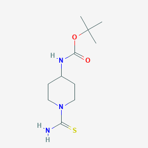 tert-butyl N-(1-carbamothioylpiperidin-4-yl)carbamate