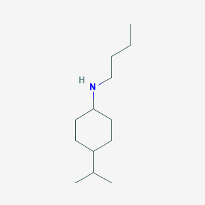 molecular formula C13H27N B15266751 N-Butyl-4-(propan-2-yl)cyclohexan-1-amine 