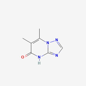 molecular formula C7H8N4O B15266761 6,7-dimethyl-4H,5H-[1,2,4]triazolo[1,5-a]pyrimidin-5-one 