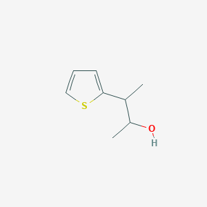 molecular formula C8H12OS B15266772 3-(Thiophen-2-yl)butan-2-ol 