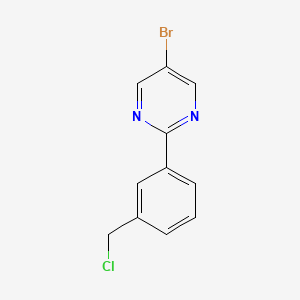 5-Bromo-2-(3-(chloromethyl)phenyl)pyrimidine