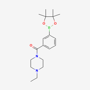 1-Ethyl-4-[3-(tetramethyl-1,3,2-dioxaborolan-2-yl)benzoyl]piperazine