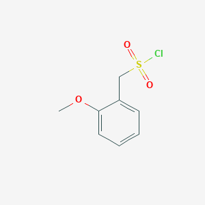 molecular formula C8H9ClO3S B15266805 (2-Methoxyphenyl)methanesulfonyl chloride 