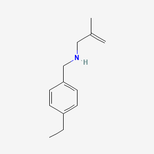 molecular formula C13H19N B15266809 [(4-Ethylphenyl)methyl](2-methylprop-2-en-1-yl)amine 