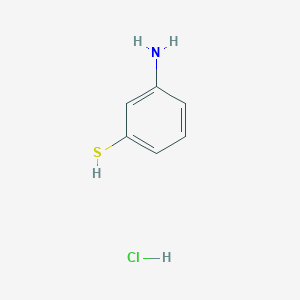 molecular formula C6H8ClNS B15266811 3-Aminobenzene-1-thiol hydrochloride 