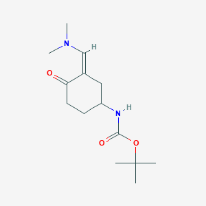 (3-Dimethylaminomethylene-4-oxo-cyclohexyl)-carbamic acid tert-butyl ester