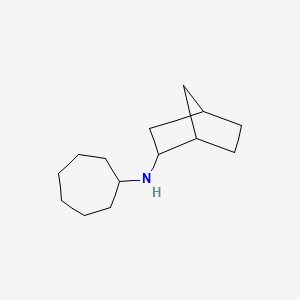 molecular formula C14H25N B15266898 N-Cycloheptylbicyclo[2.2.1]heptan-2-amine 