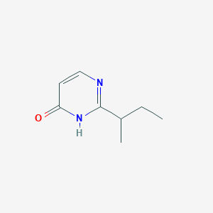 molecular formula C8H12N2O B15266918 2-(Butan-2-yl)-3,4-dihydropyrimidin-4-one 