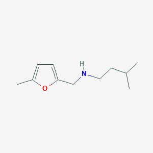 molecular formula C11H19NO B15266925 (3-Methylbutyl)[(5-methylfuran-2-YL)methyl]amine 