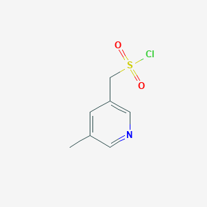 molecular formula C7H8ClNO2S B15266959 (5-Methylpyridin-3-YL)methanesulfonyl chloride 