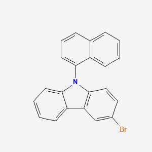 3-Bromo-9-(naphthalen-1-yl)-9H-carbazole