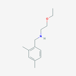 molecular formula C13H21NO B15266975 [(2,4-Dimethylphenyl)methyl](2-ethoxyethyl)amine 