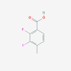 molecular formula C8H6FIO2 B1526703 2-Fluoro-3-iodo-4-methylbenzoic acid CAS No. 882679-89-2