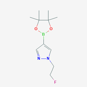 1-(2-fluoroethyl)-4-(4,4,5,5-tetramethyl-1,3,2-dioxaborolan-2-yl)-1H-pyrazole