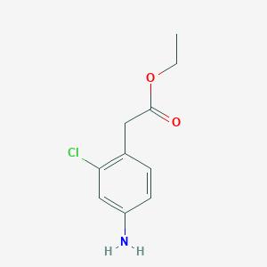 Ethyl 2-(4-amino-2-chlorophenyl)acetate