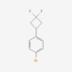 molecular formula C10H9BrF2 B1526729 1-Bromo-4-(3,3-difluorocyclobutyl)benzene CAS No. 1236357-60-0