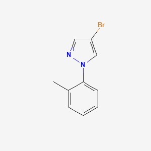 molecular formula C10H9BrN2 B1526731 4-Bromo-1-(2-methylphenyl)pyrazole CAS No. 1337607-03-0