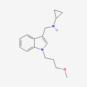 cyclopropyl-[1-(3-methoxy-propyl)-1H-indol-3-ylmethyl]-amine