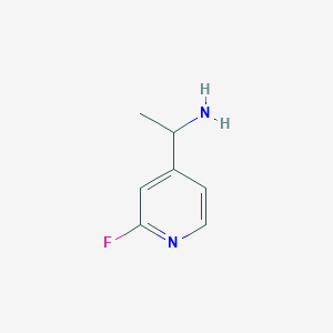 4-Pyridinemethanamine, 2-fluoro-alpha-methyl-