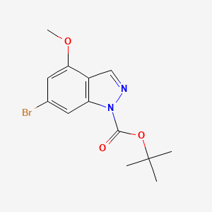 Tert-butyl 6-bromo-4-methoxy-1h-indazole-1-carboxylate