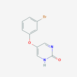molecular formula C10H7BrN2O2 B15267412 5-(3-Bromophenoxy)pyrimidin-2-ol 